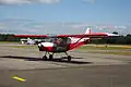 Un Skyranger stationné sur l'aérodrome d'Arcachon - la Teste-de-Buch