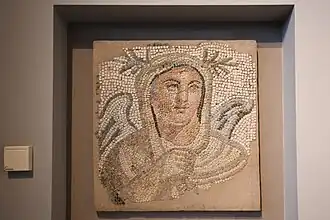 Mosaïque représentant l'hiver (IIIe&nbsp;siècle).