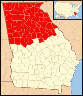 Localisation du diocèse.