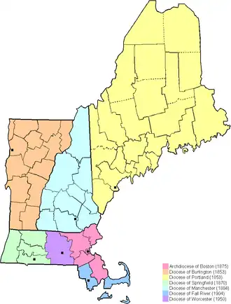 Image illustrative de l’article Archidiocèse de Boston