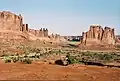 Paysages dans le parc national des Arches.