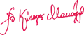 Signature de Makários IIIΜακάριος Γ