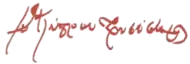 signature de Chrysostome Ier