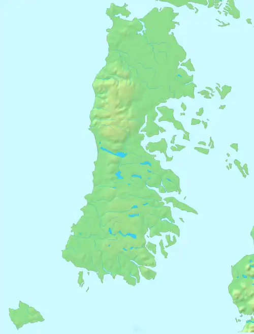 Carte de l'archipel de Chiloé