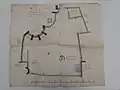 Plan du cimetière en 1778