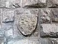 Blason des&nbsp;Peruzzi sur&nbsp;l'arc