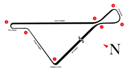 Tracé de la course