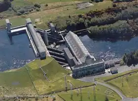 La centrale hydro-électrique des années 1920.