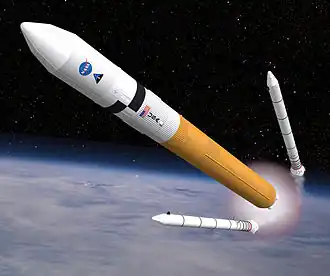 Ares-V, image de synthèse