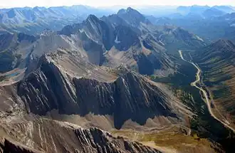 Kananaskis Trail au Col Highwood