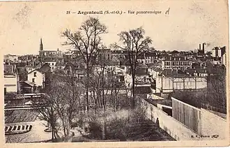 Vue panoramique de la ville.