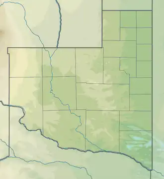 Voir sur la carte topographique de La Pampa