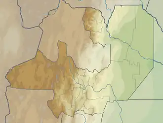 Voir sur la carte topographique de Salta