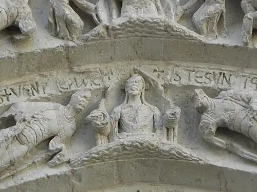 3e voussure : le Christ-époux