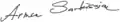 Signature de Armen SarkissianԱրմեն Սարգսյան