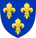 Armoiries comme roi de France (1574-1589).