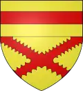 Armes de Servais (coupé à la fasce)