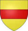 Armes de Servais (à la fasce)