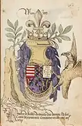 Armes du roi René d'Anjou.