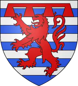 Premières armoiries de Geoffroy Ier (Jarnac).