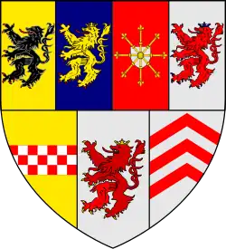 Armoiries de 1539 à 1543.