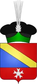 Représentation en couleur des armoiries