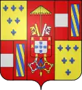 Blason de 1592 à 1731.