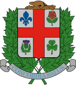 Armoiries de Montréal de 1938.