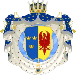 Armoiries du prince Charles-Adolphe (1798).