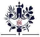 Pelte (chargée du monogramme RF) dans l'emblème utilisé de 2010 à 2018 par la présidence de la République française.