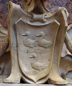 Armoiries de Van den Eynde à Rome