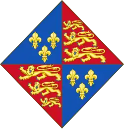 Armes des princesses de la maison royale Tudor.