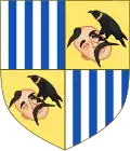 Armoiries de la famille de Schwarzenberg, après concession d'armoiries en 1599