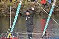 Arnaud Boissières au départ du Vendée Globe 2016-2017.