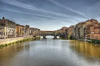 Le Ponte Vecchio sur l'Arno