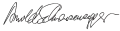 Signature de Arnold Schwarzenegger