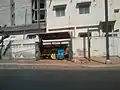 Arrêt de bus.