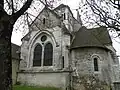 Chevet du chœur et absidiole.