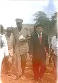 Arrivée des honorables invités