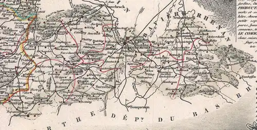 L'arrondissement de Sarreguemines avant 1871.