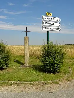 Croix sur la RD 188.