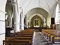 La nef et l'ancien orgue