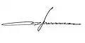 Signature de Arsen AvakovАрсен Аваков