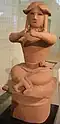 Haniwa d'homme armé, VIe&nbsp;siècle, LACMA.