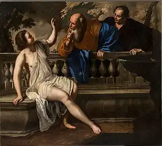 Suzanne et les Vieillards, 1652 – Pinacothèque nationale de Bologne, Bologne.