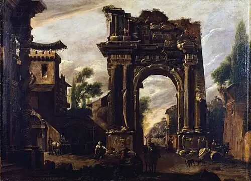 Caprice avec arc de TitusFondation Cariplo
