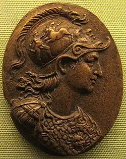 Médaillon à l'effigie d'Alexandre, XVIe&nbsp;siècle.