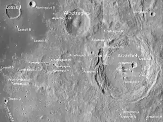 Image illustrative de l'article Arzachel (cratère)