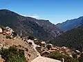 La vallée en amont des gorges.