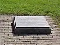 Plaque commémorative du cimetière allemand.